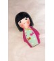 Boneca Japonesa cofre  De Resina 17 cm 